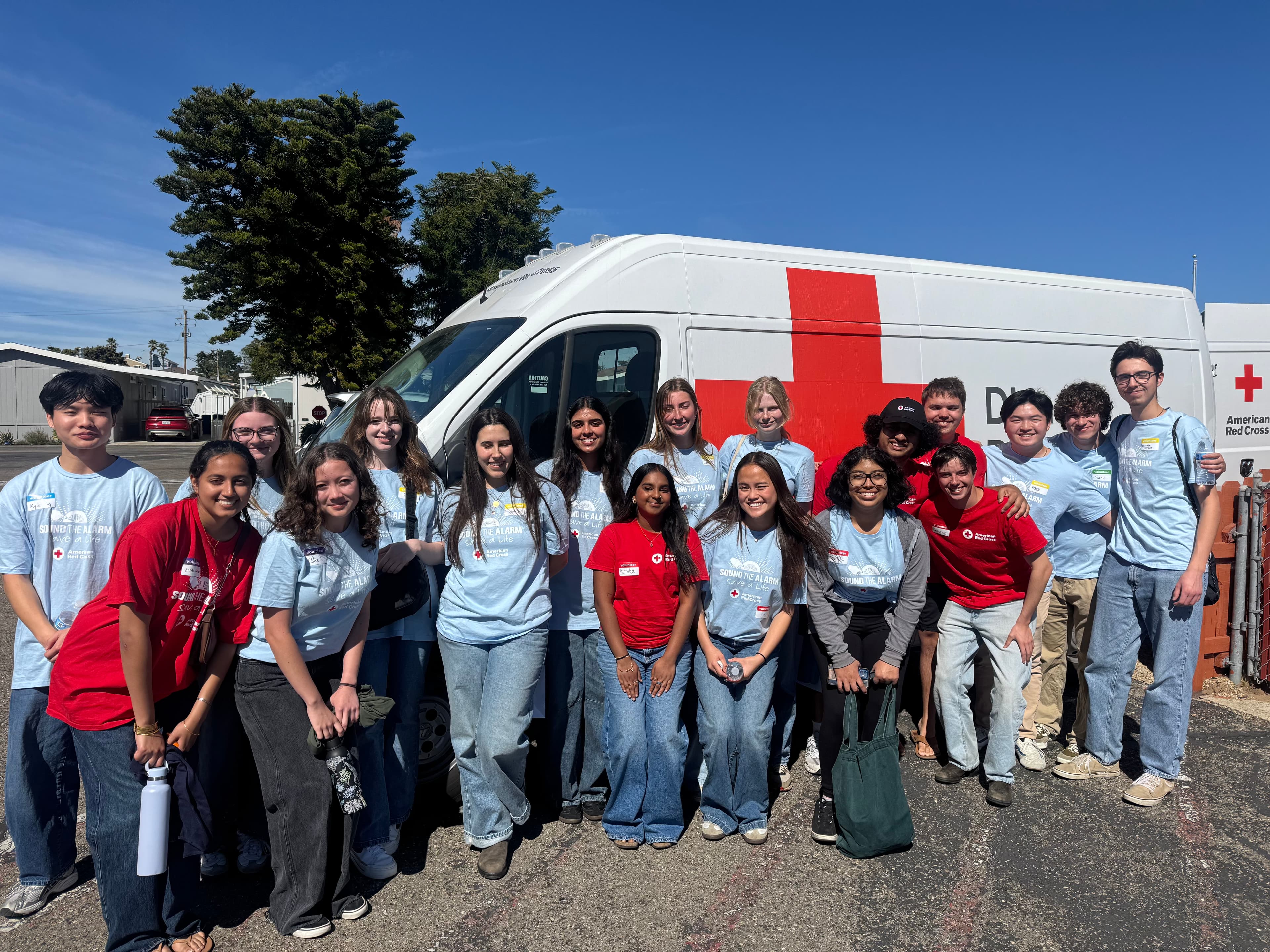 Cal Poly Red Cross Club tabling at an event